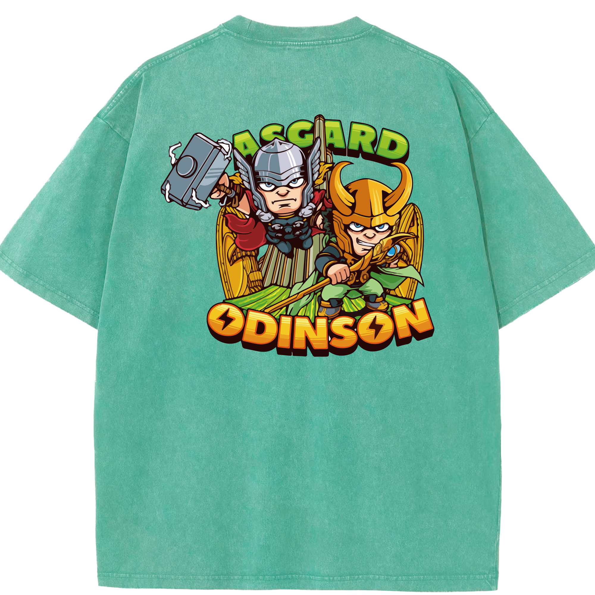（画像用） アベンジャーズ The Avengers 綿100% ヴィンテージ風 半袖Tシャツ（背面プリント）